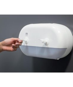Tork SmartOne Mini Twin Toilet Roll Dispenser (JE047)