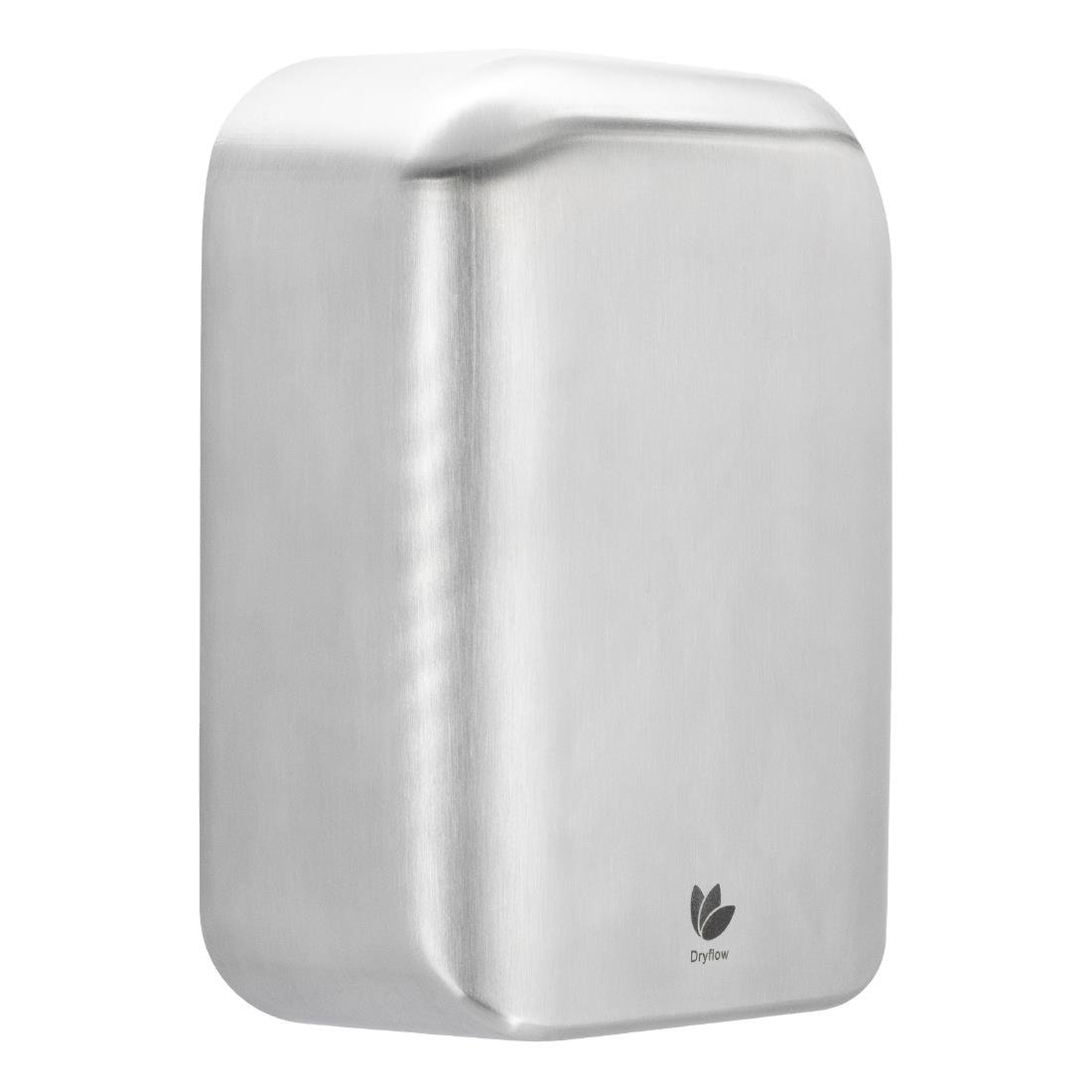 Dryflow Viska Quiet Hand Dryer Brushed Satin DFT01BR (JK138)