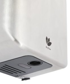 Dryflow Viska Quiet Hand Dryer Brushed Satin DFT01BR (JK138)