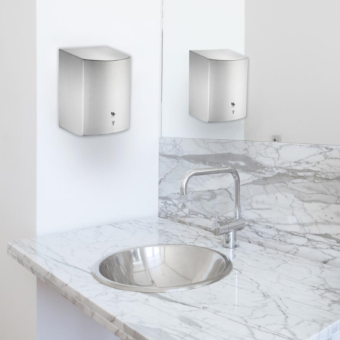 Dryflow Turboforce Hand Dryer White TF01 (JK148)