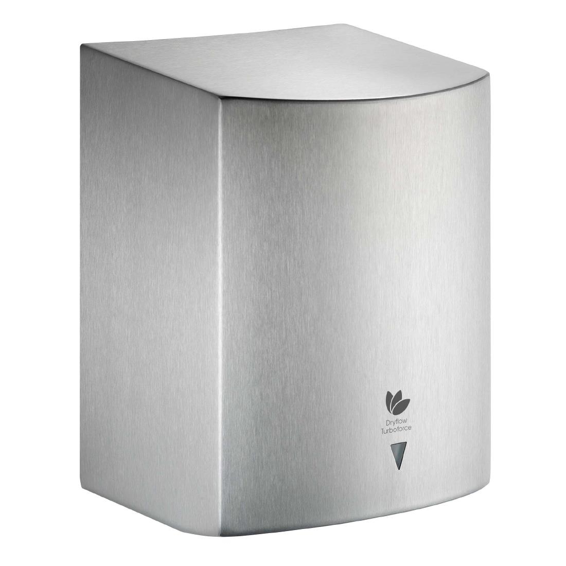 Dryflow Turboforce Hand Dryer Brushed Satin TF03 (JK149)