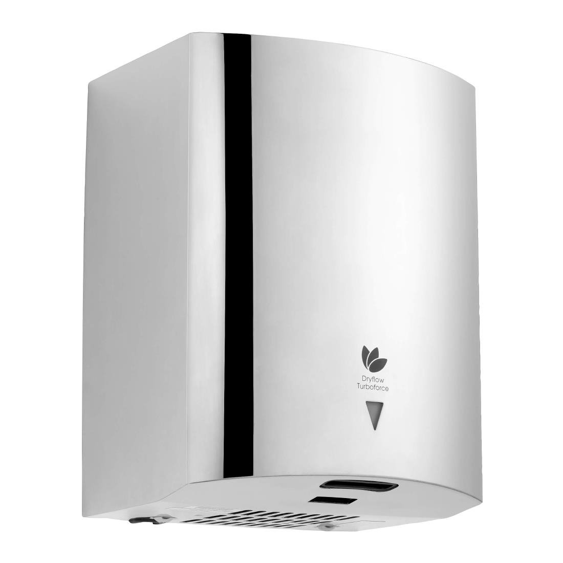 Dryflow Turboforce Hand Dryer Polished Chrome TF02 (JK150)
