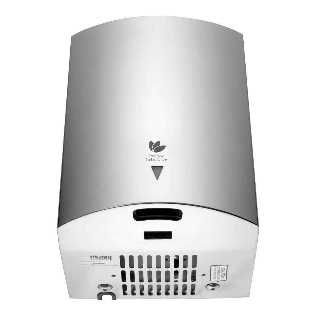 Dryflow Turboforce Hand Dryer Polished Chrome TF02 (JK150)