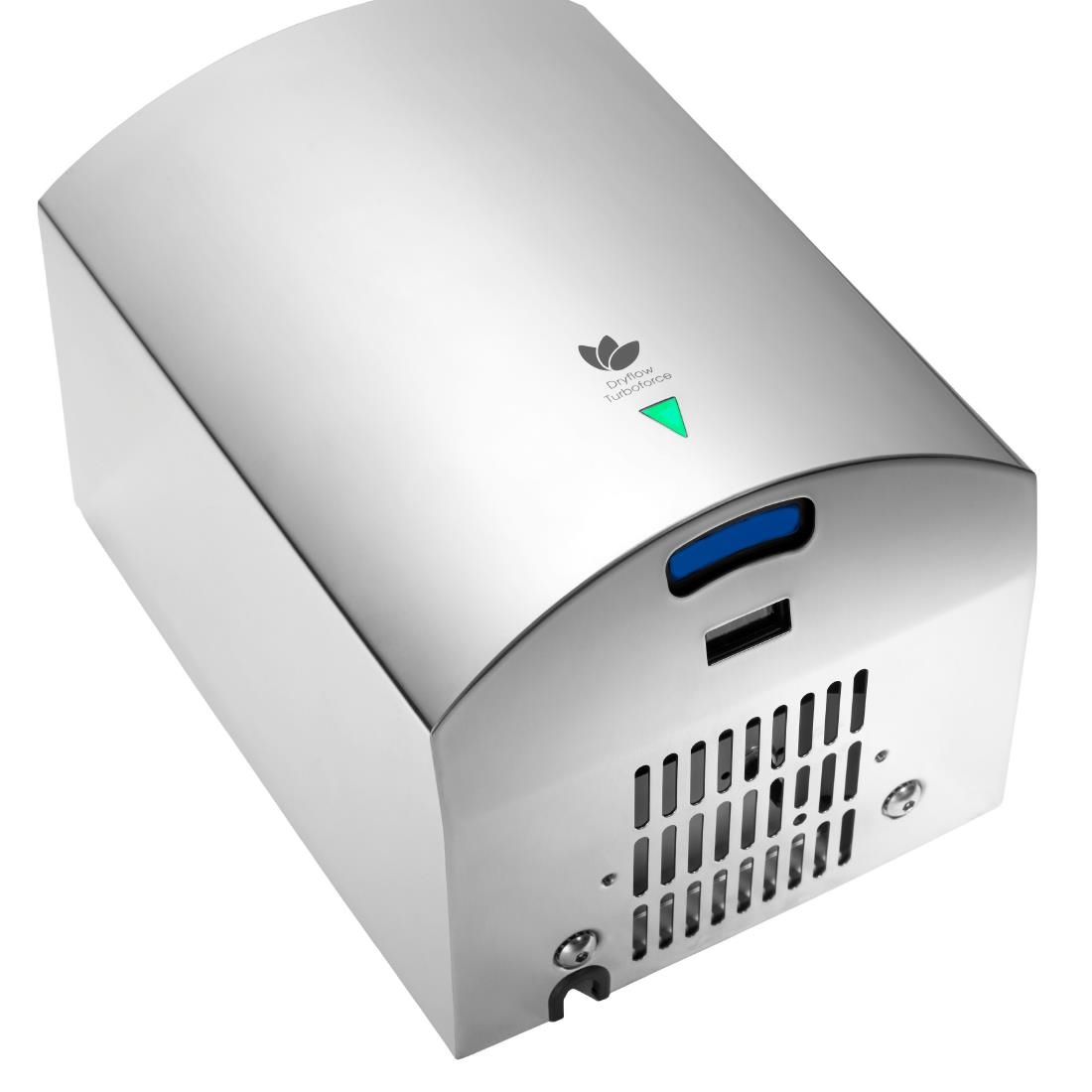 Dryflow Turboforce Hand Dryer Polished Chrome TF02 (JK150)