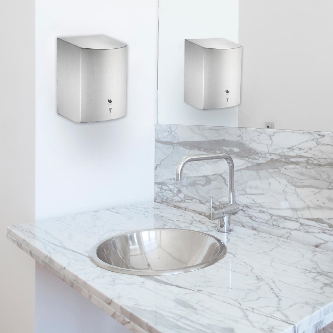 Dryflow Turboforce Hand Dryer Polished Chrome TF02 (JK150)