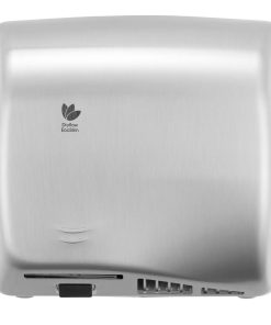 Dryflow EcoSlim HEPA Hand Dryer with Ioniser Brushed Satin DFES02BS (JK152)