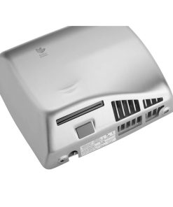 Dryflow EcoSlim HEPA Hand Dryer with Ioniser Brushed Satin DFES02BS (JK152)