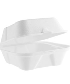 Vegware Nourish Moulded Fibre Burger Boxes 6 500 Pack (JK180)