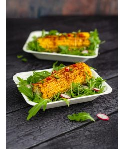 Vegware Nourish Moulded Fibre Chip Trays 16oz 500 Pack (JK181)