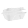 Vegware Nourish Moulded Fibre Clamshell Takeaway Boxes 7x5 500 Pack (JK183)