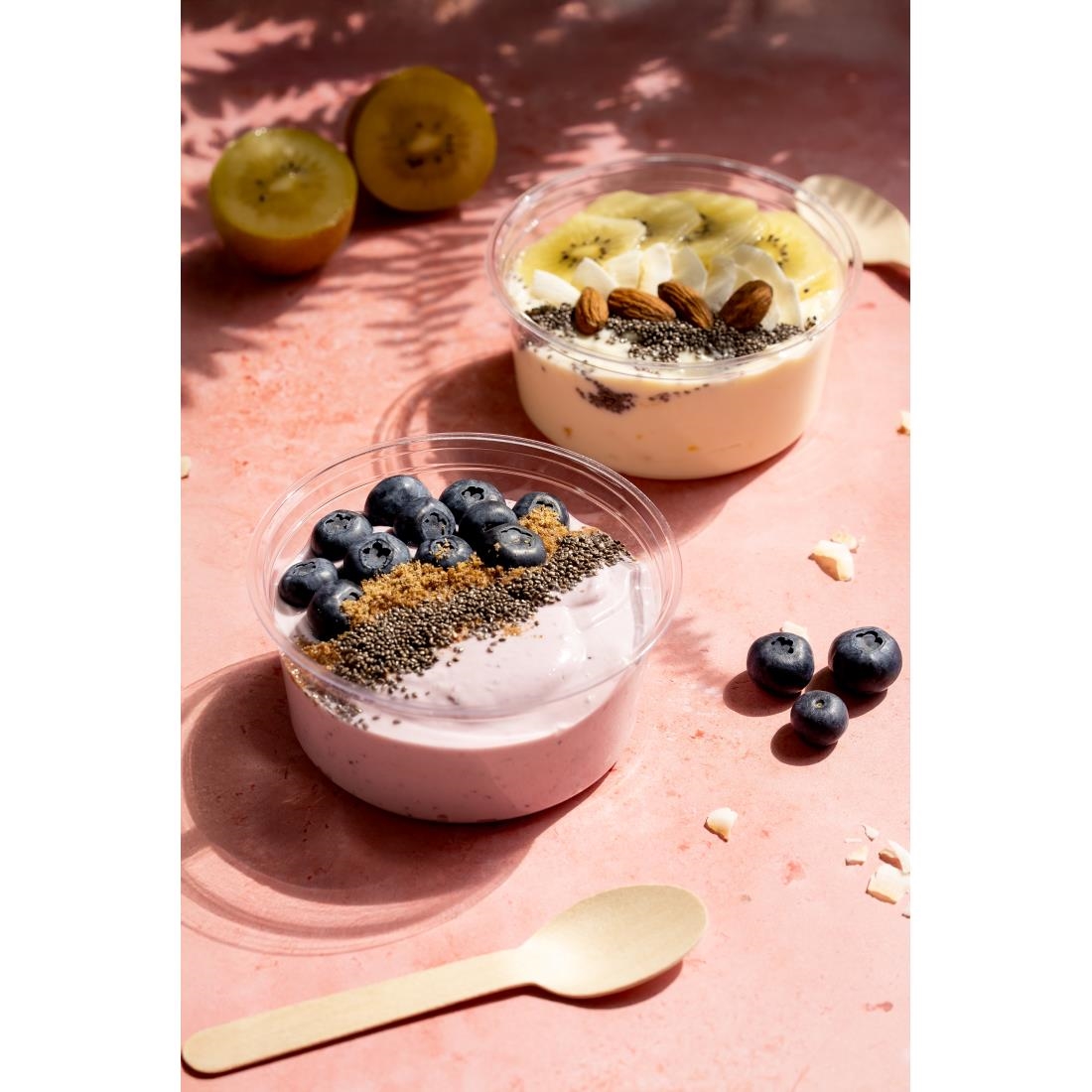 Vegware Round PLA Deli Pots 340ml 500 Pack (JK367)