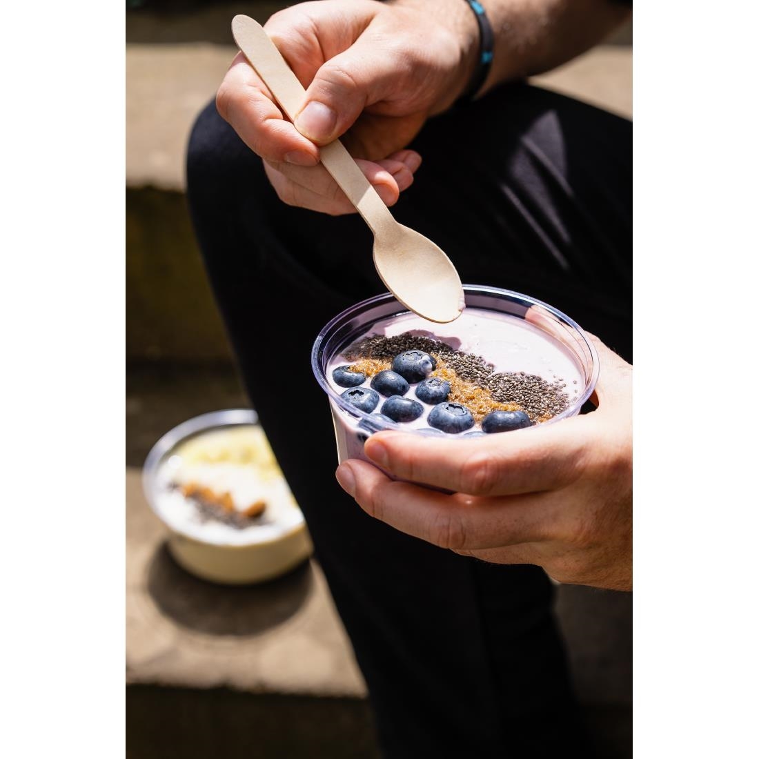 Vegware Round PLA Deli Pots 340ml 500 Pack (JK367)