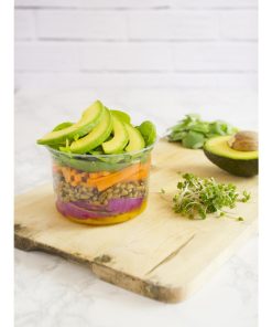 Vegware Round PLA Deli Pots 455ml 500 Pack (JK368)