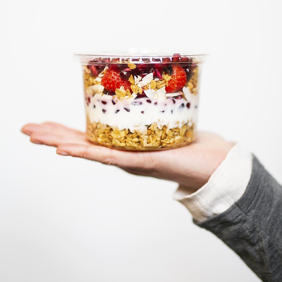 Vegware Round PLA Deli Pots 455ml 500 Pack (JK368)