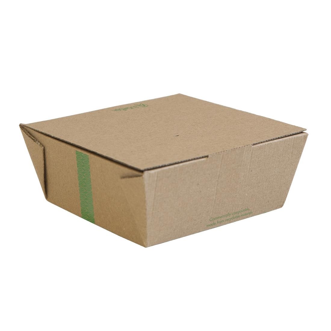 Vegware Microflute Hinged Hot Boxes 6x6 210 Pack (JK370)