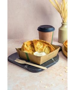 Vegware Microflute Food Trays Medium 150x150mm 270 Pack (JK371)