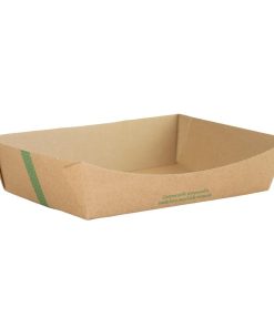 Vegware Microflute Food Trays Large 150x205mm 270 Pack (JK372)