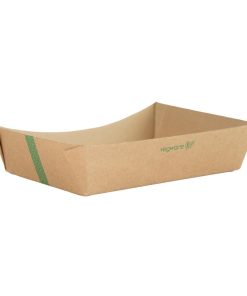 Vegware Microflute Food Trays Large 150x205mm 270 Pack (JK372)