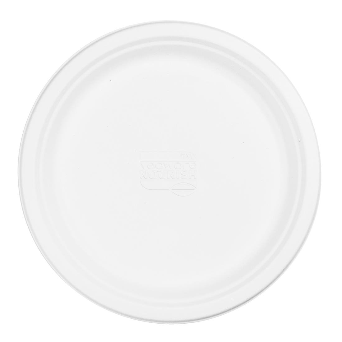 Vegware Nourish Moulded Fibre Plates 10 500 Pack (JK373)