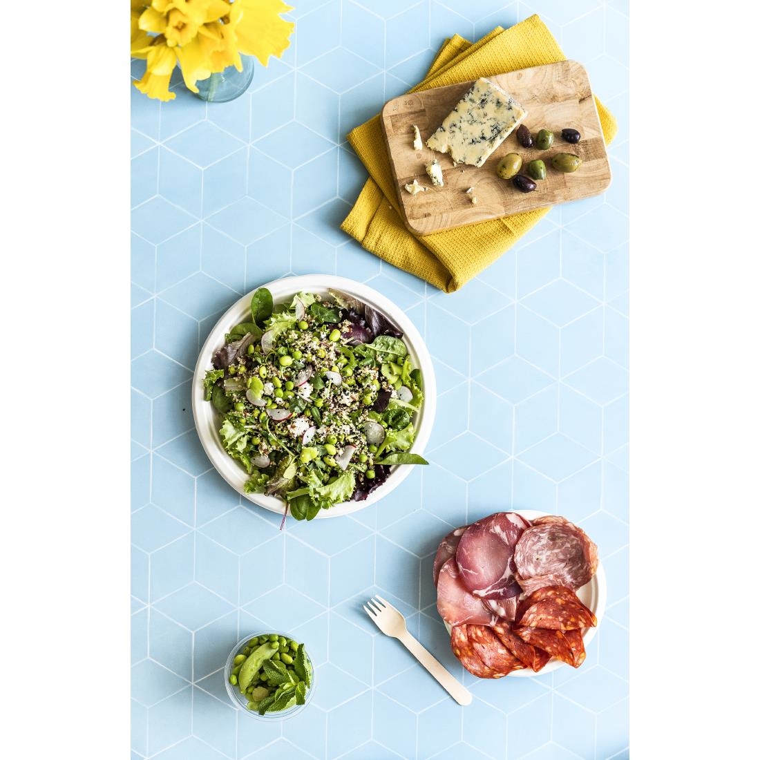 Vegware Nourish Moulded Fibre Plates 10 500 Pack (JK373)