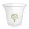 Vegware Slim Cold Cups Green Tree PLA 96-Series 256ml 1000 Pack (JK375)