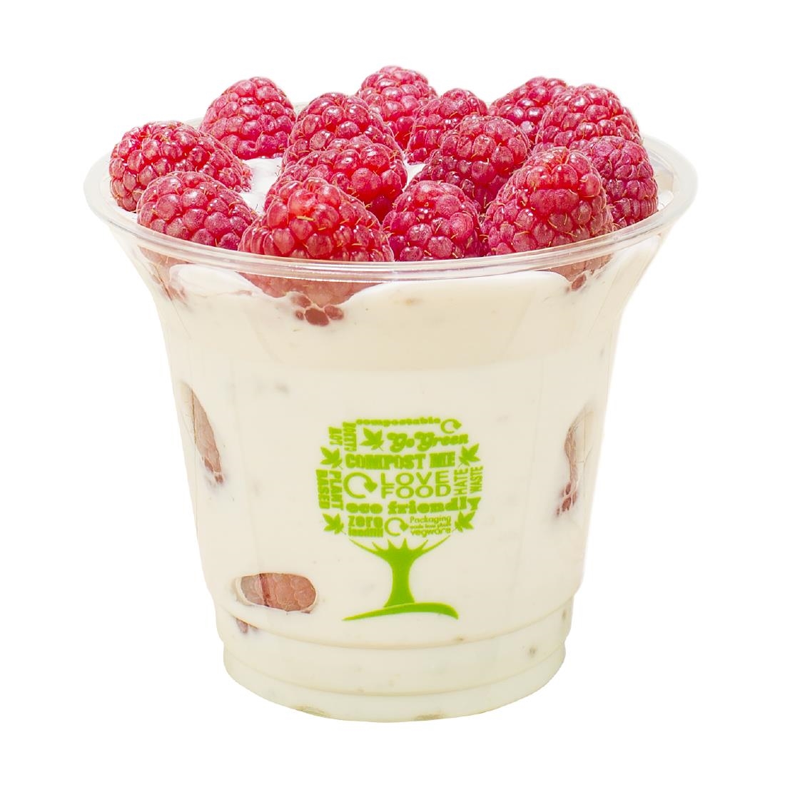 Vegware Slim Cold Cups Green Tree PLA 96-Series 256ml 1000 Pack (JK375)