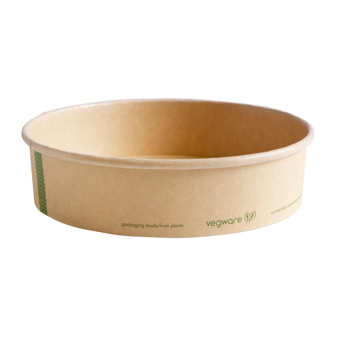 Vegware 185-Series Bon Appetit Kraft Food Bowls 26oz 300 Pack (JK376)
