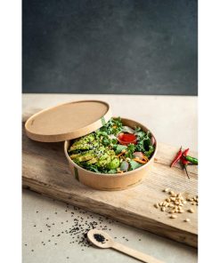 Vegware 185-Series Bon Appetit Kraft Food Bowls 26oz 300 Pack (JK376)