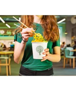 Vegware Soup Containers Green Tree 115-Series 682ml 500 Pack (JK377)