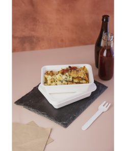 Vegware Nourish Moulded Fibre Takeaway Trays 500ml 500 Pack (JK378)