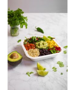 Vegware Gourmet Bagasse Bases Size 4 650ml 600 Pack (JK379)