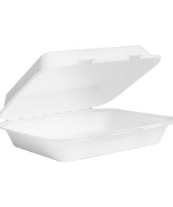 Vegware Nourish Moulded Fibre Lunch Boxes 9x8 200 Pack (JK380)