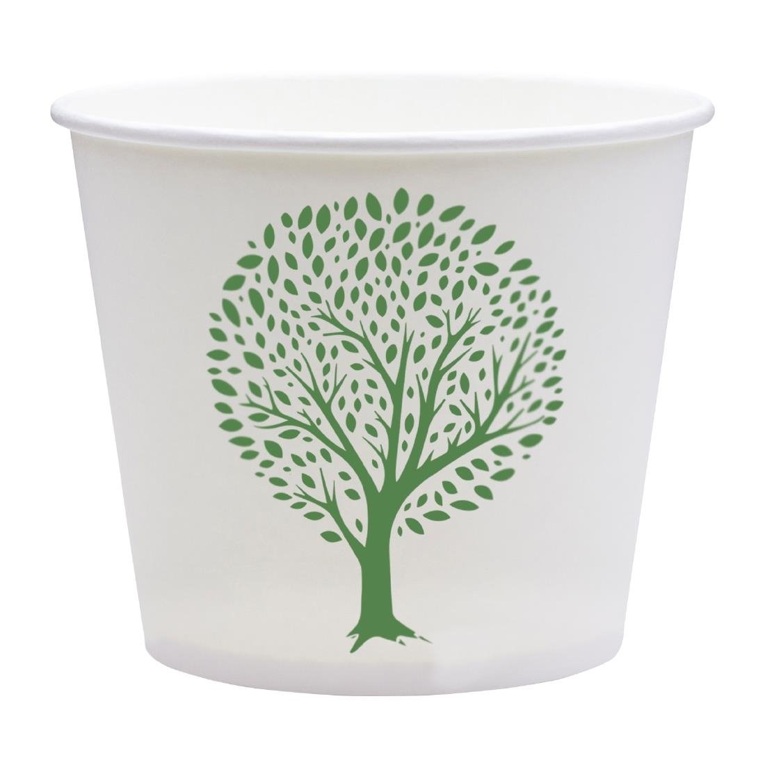 Vegware Soup Containers Green Tree 115-Series 455ml 500 Pack (JK431)