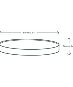 Vegware Soup Container Lids 115-Series 500 Pack (JK432)