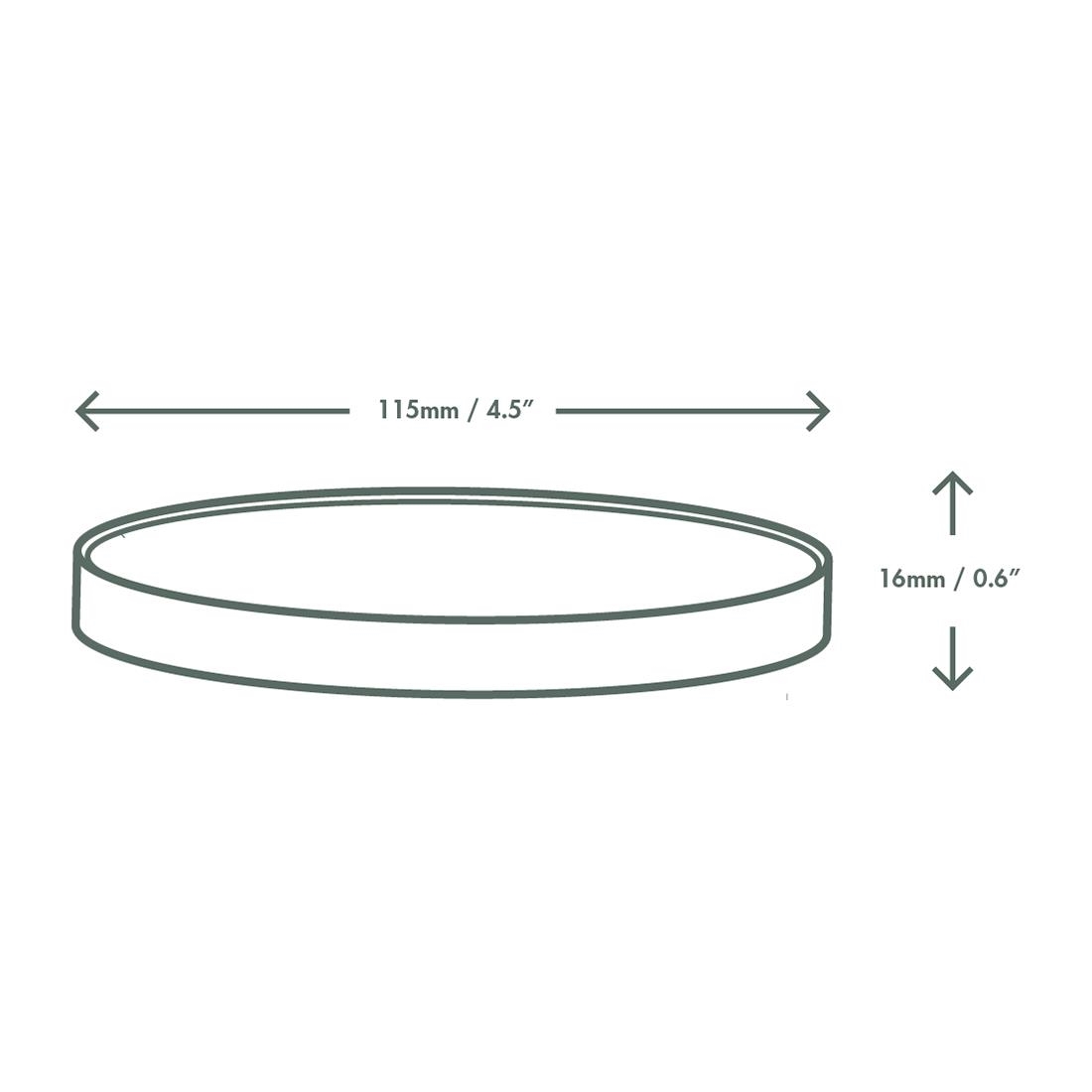 Vegware Soup Container Lids 115-Series 500 Pack (JK432)