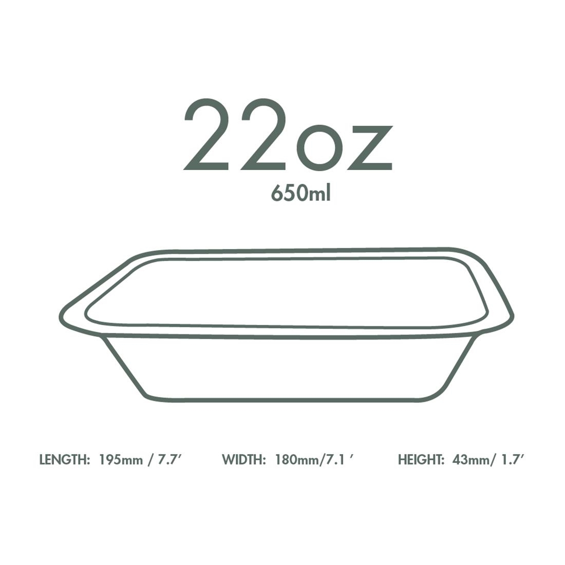 Vegware Gourmet Bagasse Bases Size 4 Natural 650ml 600 Pack (JK434)