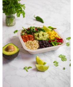 Vegware Gourmet Bagasse Bases Size 4 Natural 650ml 600 Pack (JK434)