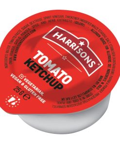 Harrisons Tomato Dip Pots 25g 100 Pack (JK440)