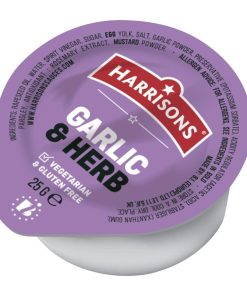 Harrisons Garlic and Herb Dip Pots 25g 100 Pack (JK445)