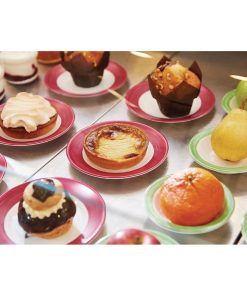 Arcoroc Brush Dessert Plates Green 195mm 12 Pack (JK559)