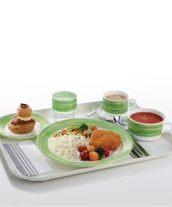 Arcoroc Brush Dessert Plates Green 195mm 12 Pack (JK559)