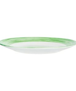 Arcoroc Brush Dessert Plates Green 195mm 12 Pack (JK559)