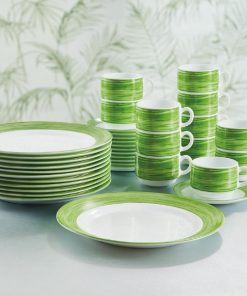 Arcoroc Brush Dessert Plates Green 195mm 12 Pack (JK559)