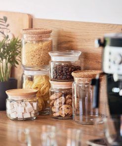 Luminarc Pure Jars and Wood Lids 500ml 6 Pack (JK610)