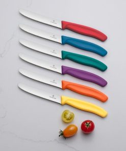 Victorinox Swiss Classic Tomato-Table Knife Wavy Edge Green 11cm (JK656)