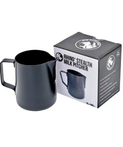 Rhino Stealth Milk Pitcher Black 600ml (JK725)
