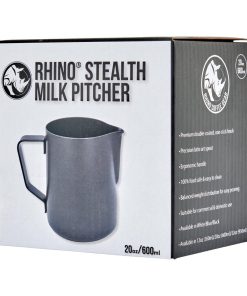 Rhino Stealth Milk Pitcher Black 600ml (JK725)