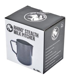 Rhino Stealth Milk Pitcher Black 600ml (JK725)