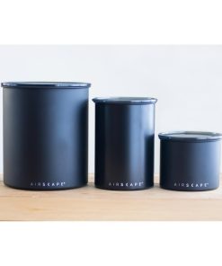Airscape Large Coffee Bean Canister Black 1kg (KA528)