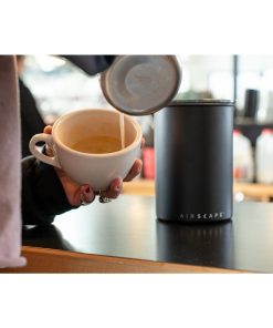 Airscape Large Coffee Bean Canister Black 1kg (KA528)